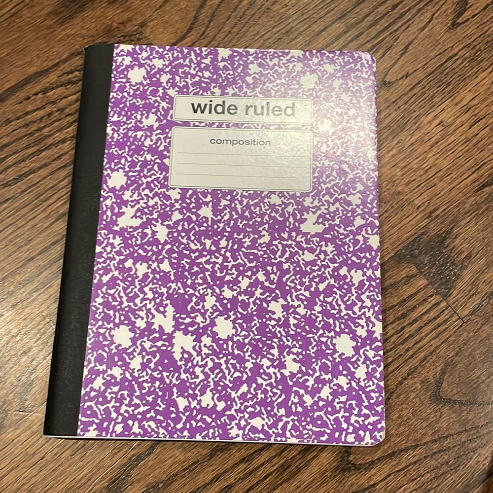 Never used notebook